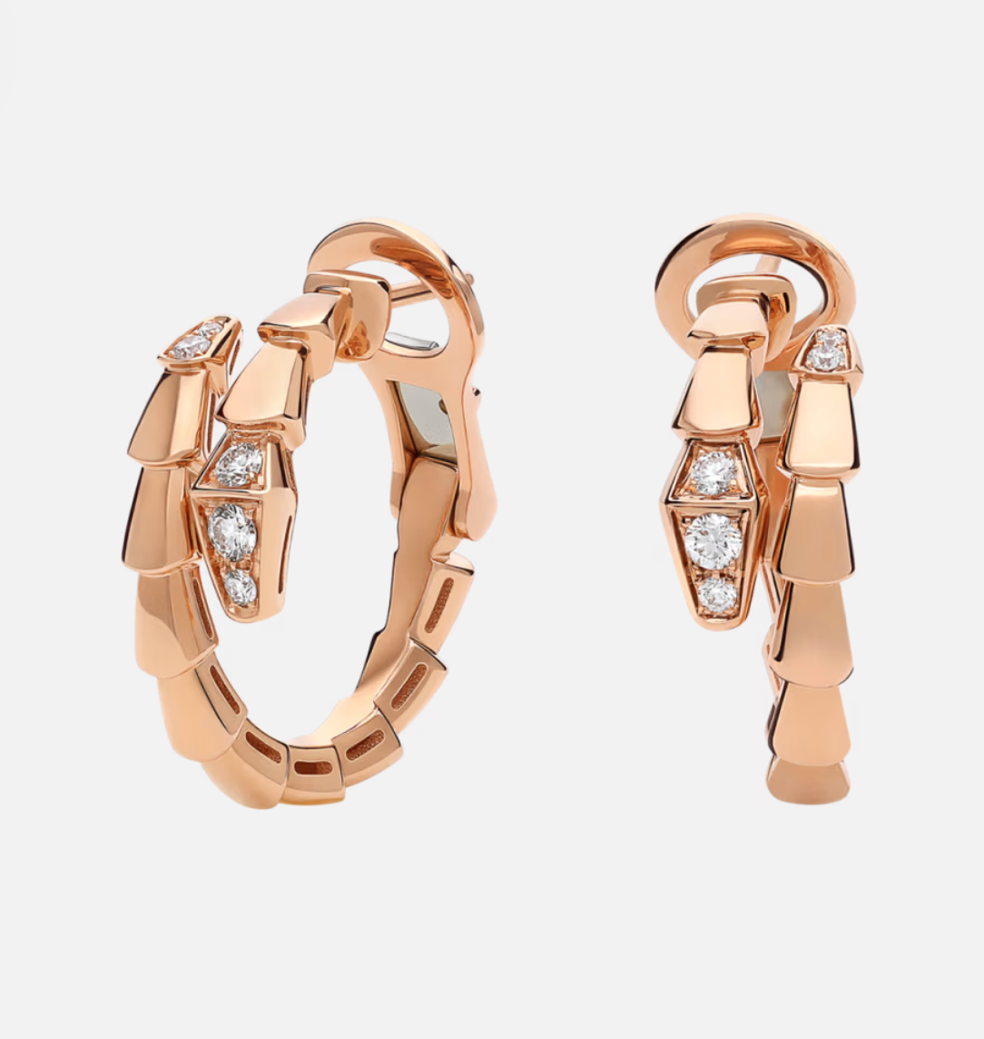 BV. 세르펜티 바이퍼 이어링 세미파베 